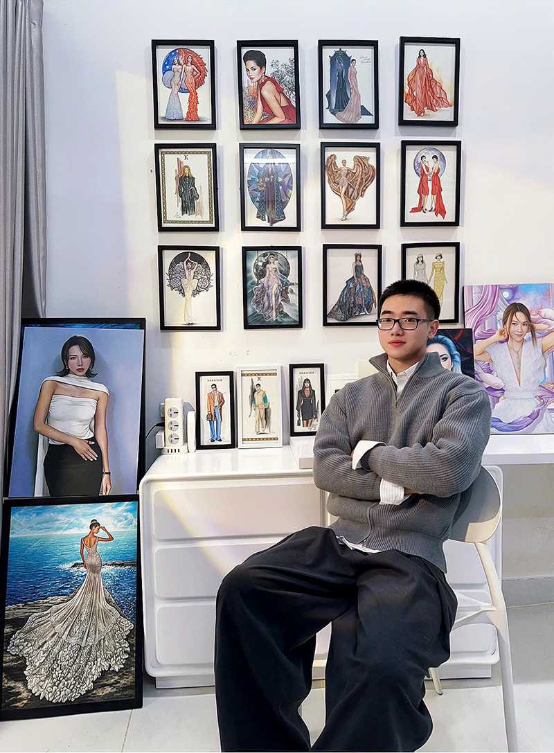 Trần Thiên Quang (Wang): Người kể chuyện thời trang bằng hội họa