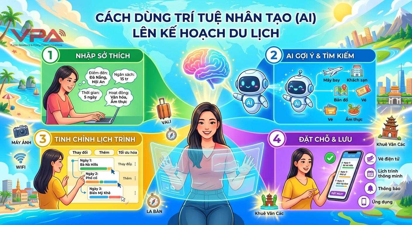 Trí tuệ nhân tạo thay đổi cách bạn lên kế hoạch du lịch như thế nào?