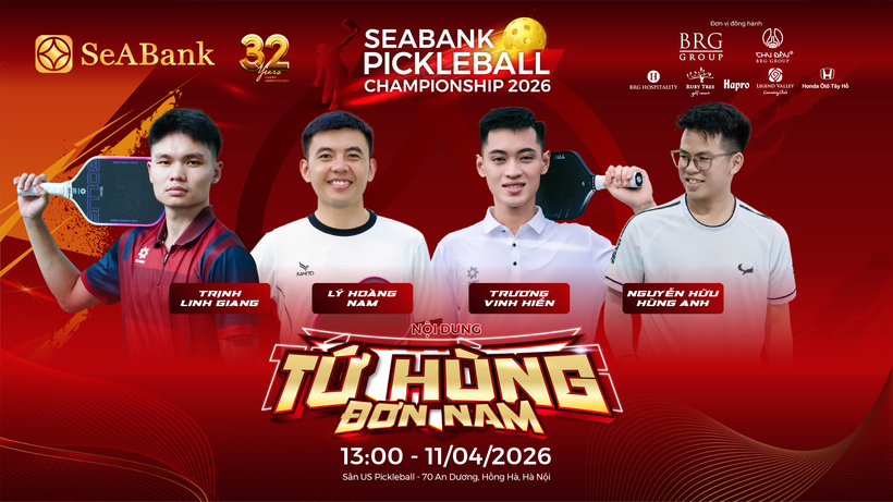 SeABank tổ chức giải Pickleball Championship 2026, gây quỹ học bổng cho trẻ em nghèo nhân dịp 32 năm thành lập - 2