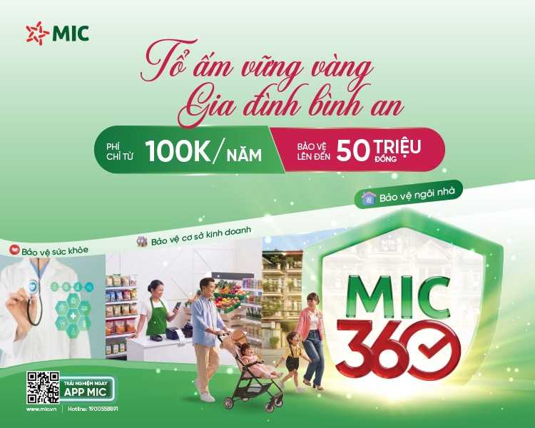 MIC 360: Đột phá giải pháp bảo hiểm “quốc dân”, bảo vệ toàn diện hộ kinh doanh và gia đình Việt
